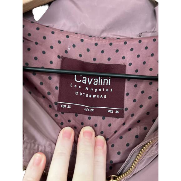 Cavalini Los Angeles Outerwear Lavender Lightweight Full Zip Jacket Size 2X - Picture 4 of 7